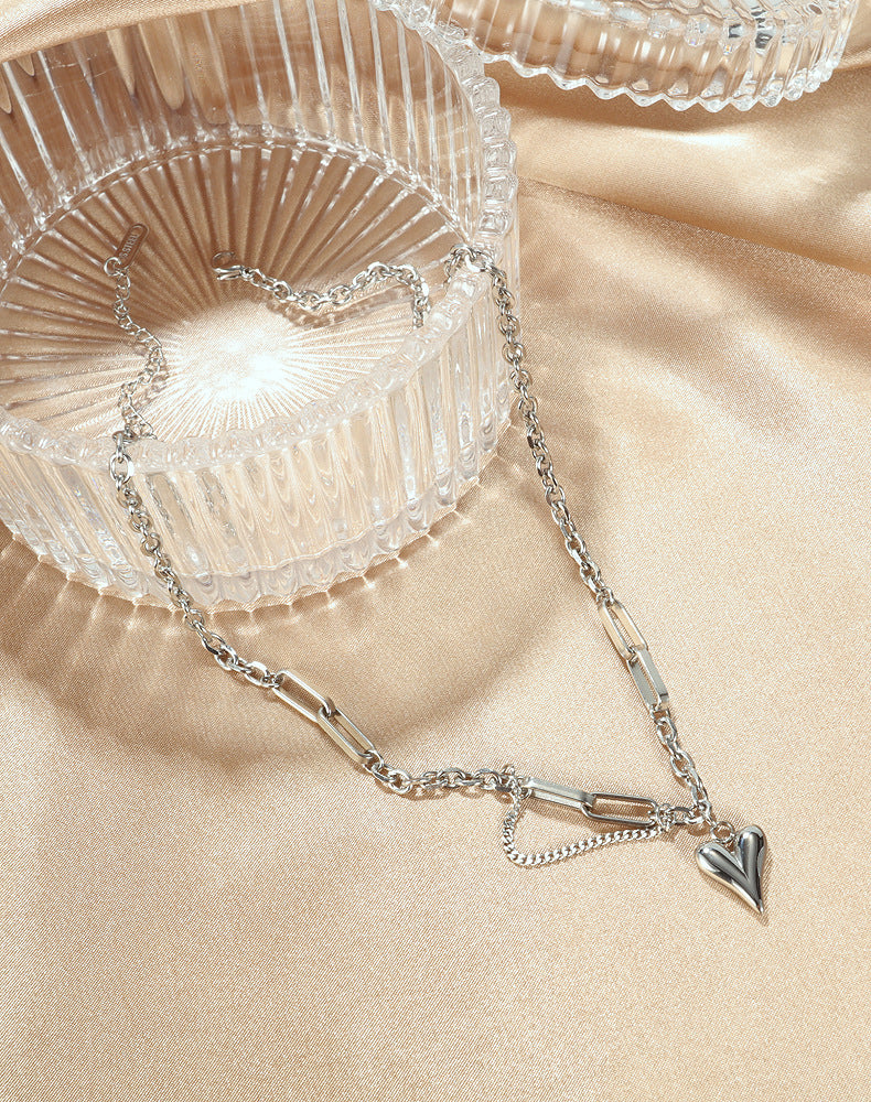 Silver Love Necklace