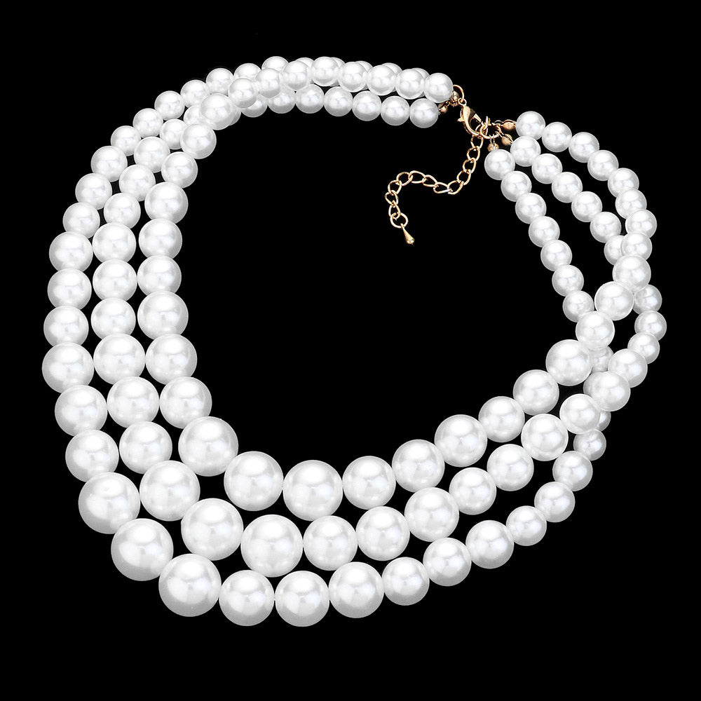 Pearl Necklace Set