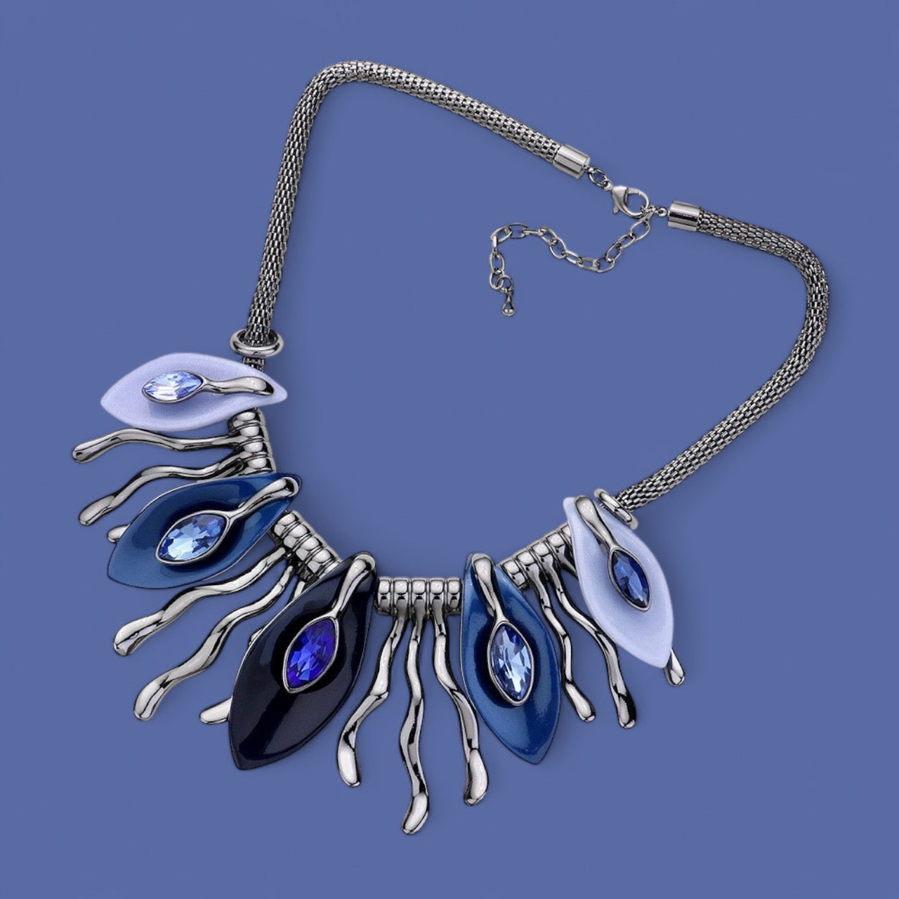 Blue Passion Necklace Set