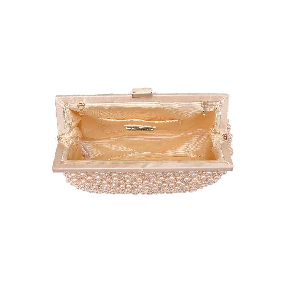 Samira Evening Bag: Champagne