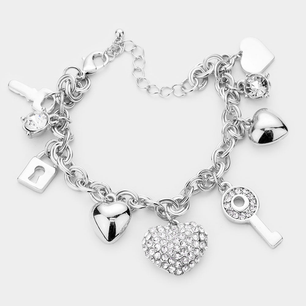 Silver Charm Bracelet