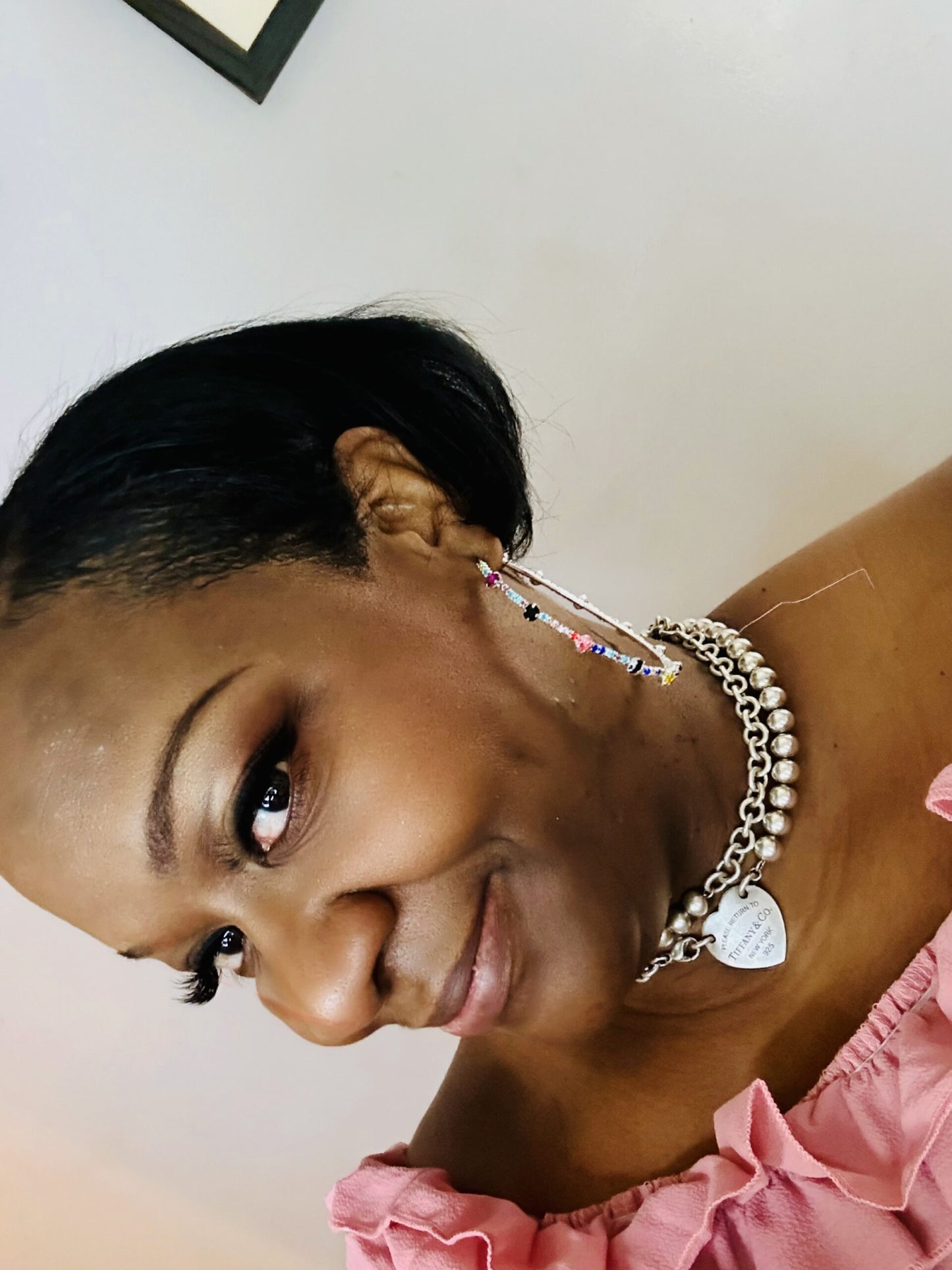 Multi-Color Hoop Earrings