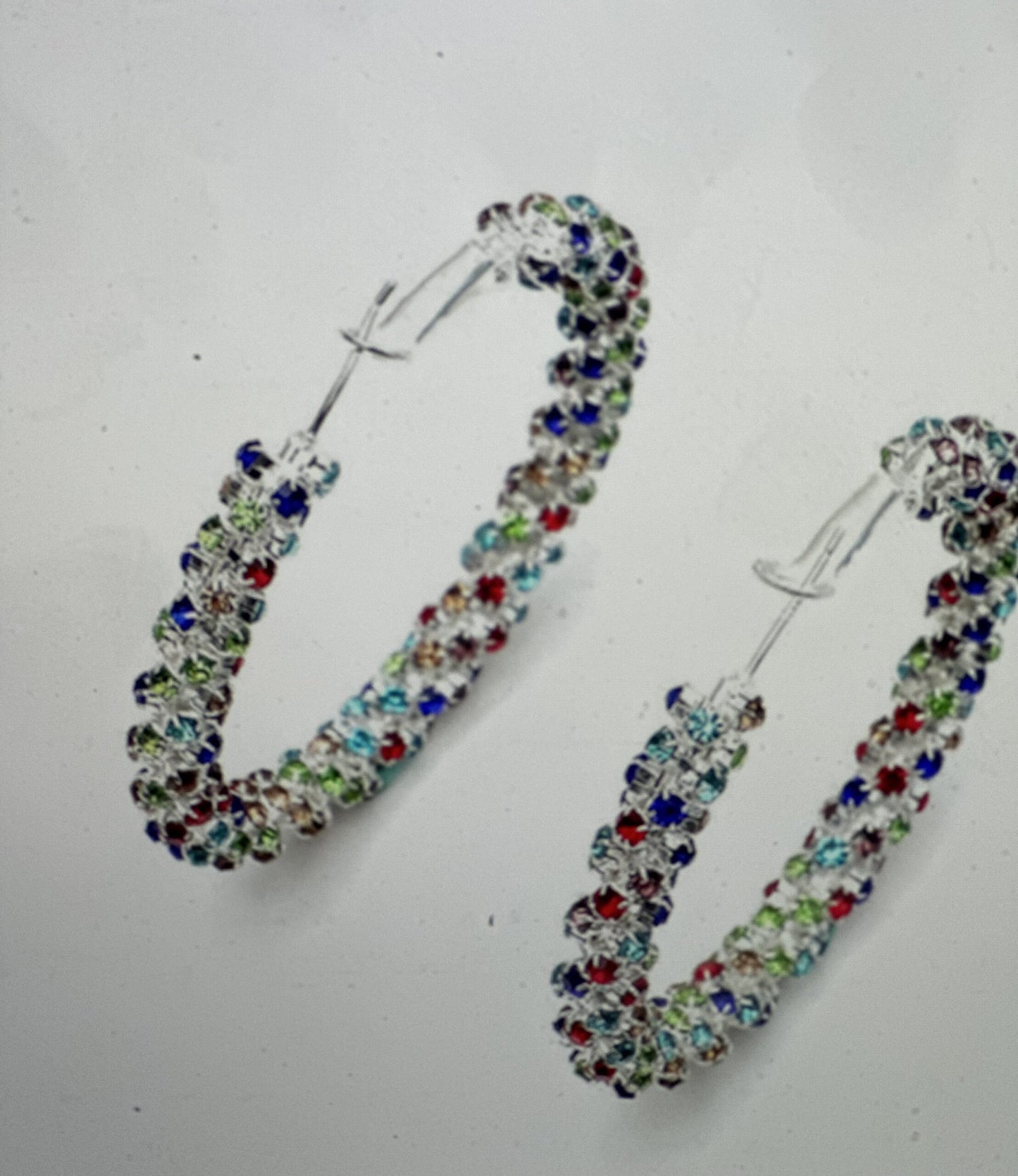 Multi-Color Hoop Earrings