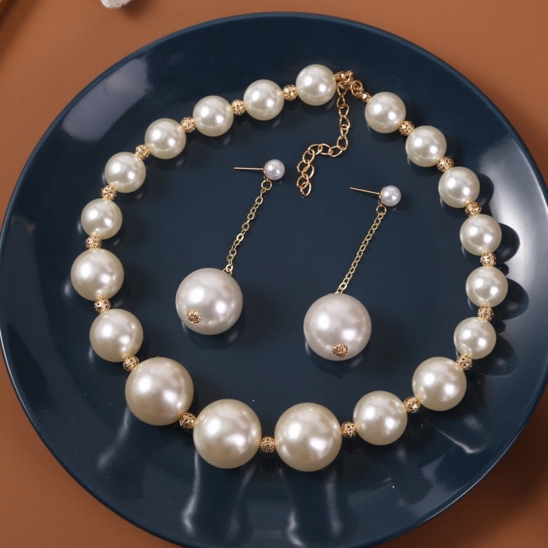 Pearl Necklace Set