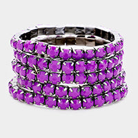 Multi-Layered Beaded Stretch Bracelets