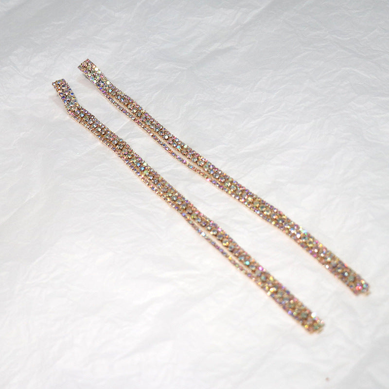 Rhinestone Embellished Statement Earrings