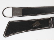 Black Leather Waist Belt