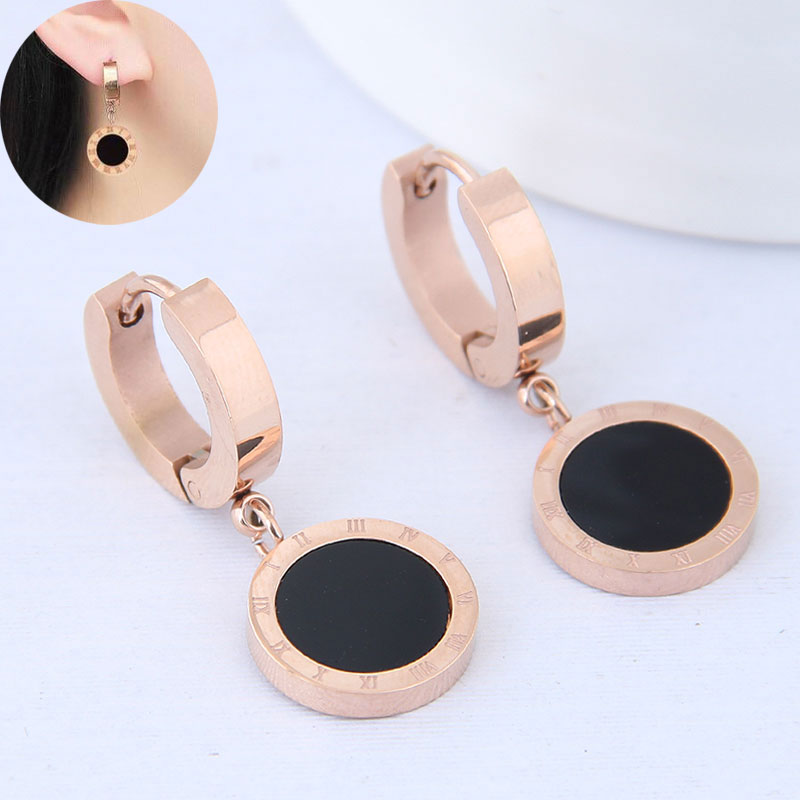 Rose Gold Drop Earrings