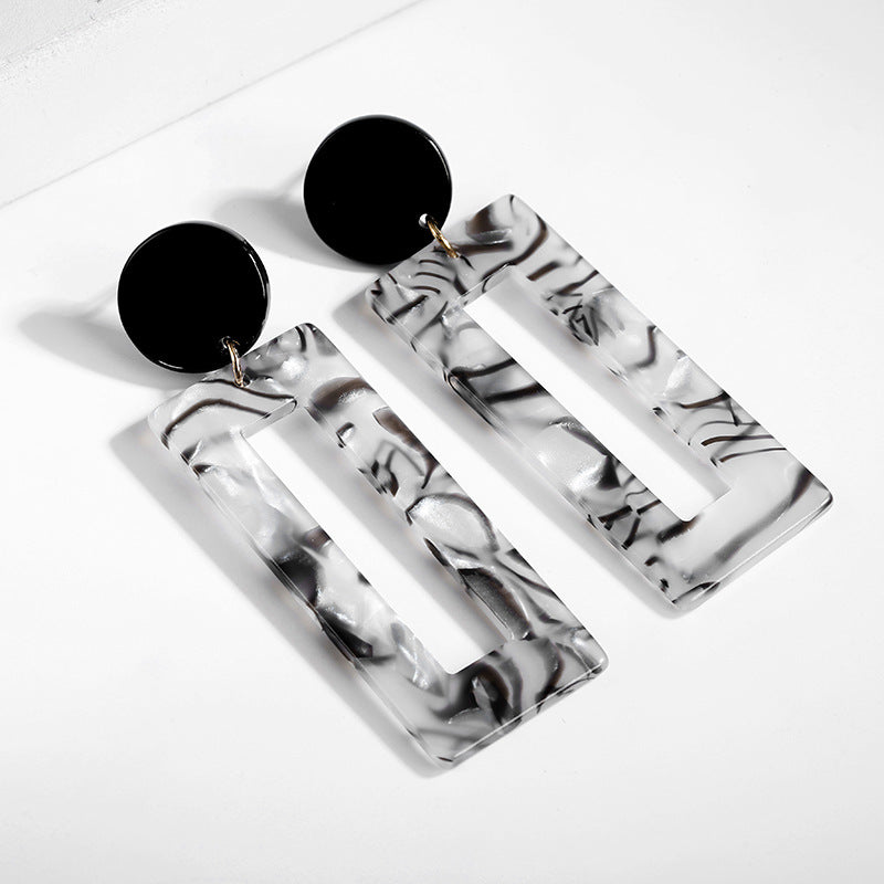Fashion Acetate Drop Earrings