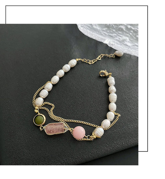 Freshwater Pearl Asymmetrical Bracelet