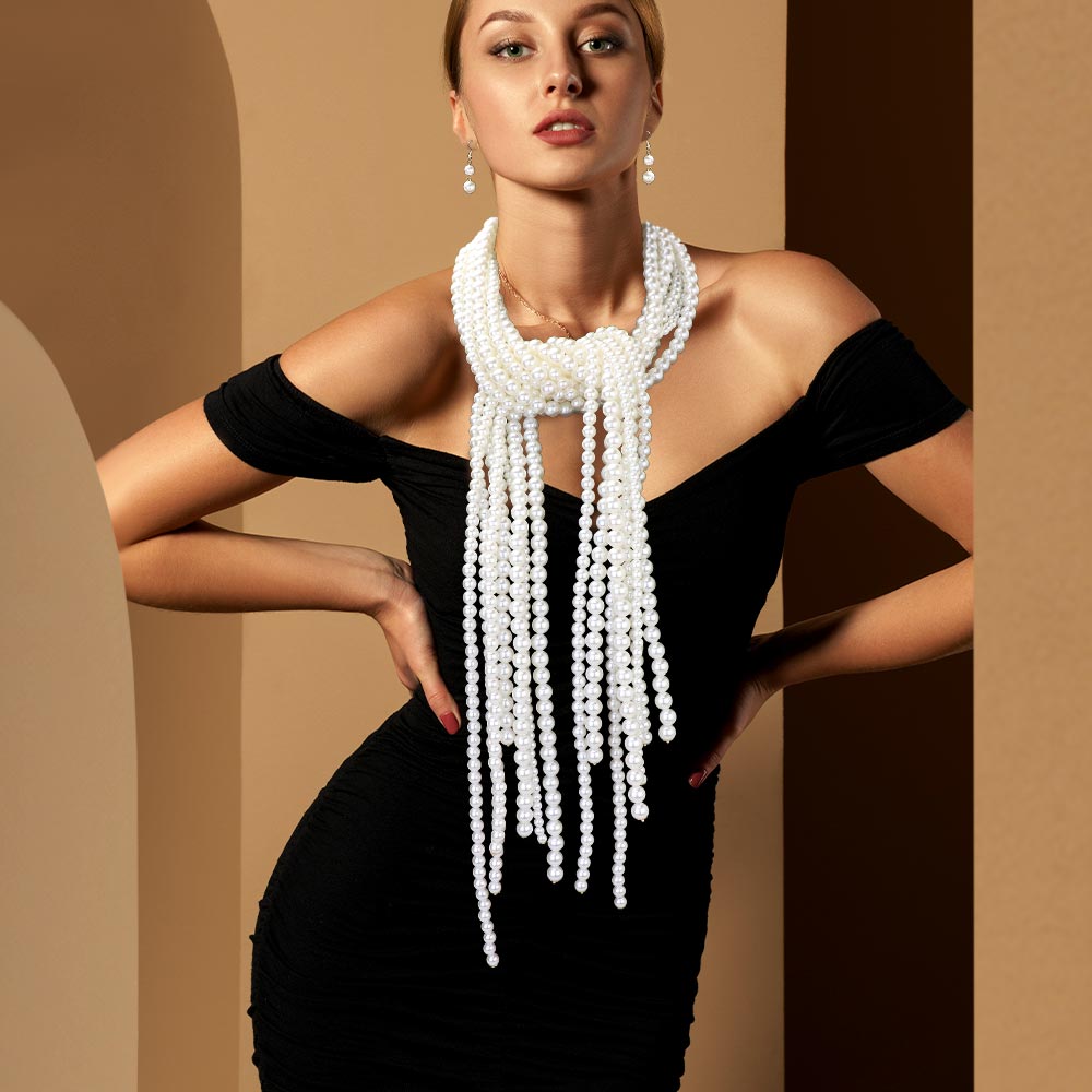 Long Convertible Pearl Set