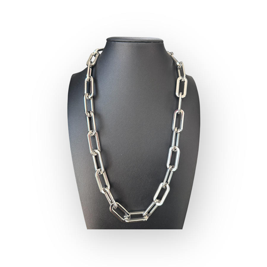 Cable Link Collar Necklace