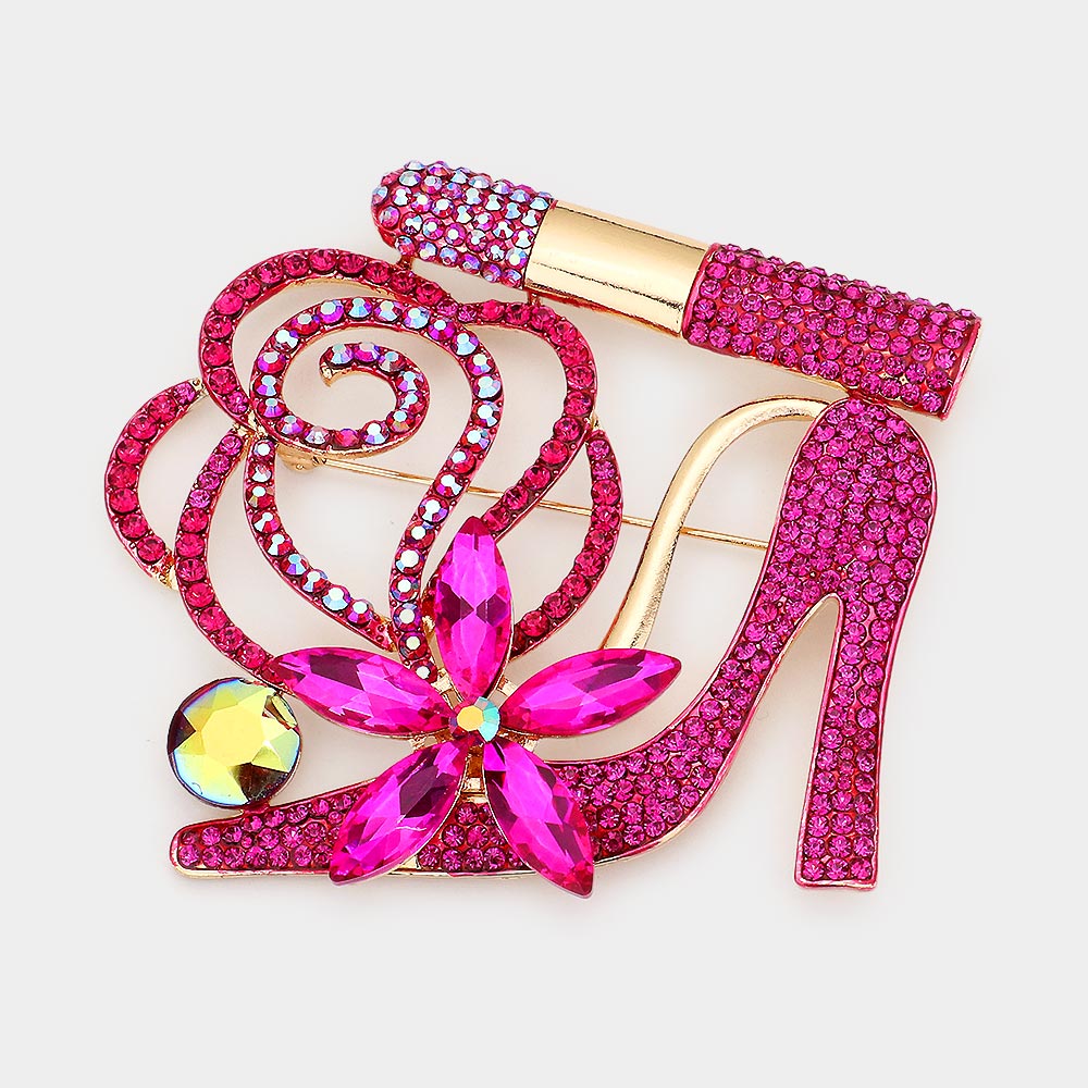 High Heel Brooch