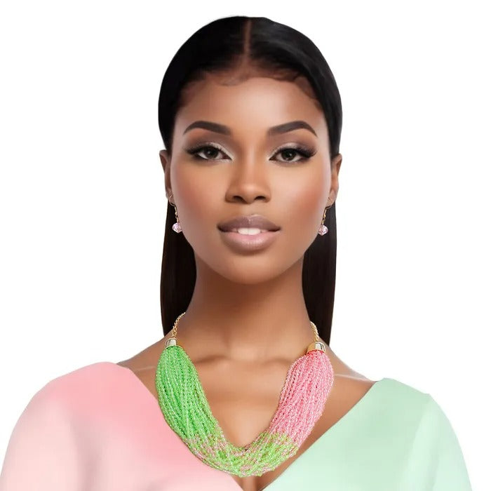 Pretty Girl Multi-Layered Beaded Necklace Set