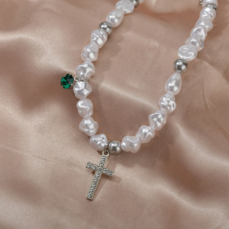 Baroque Pearl Collar Necklace