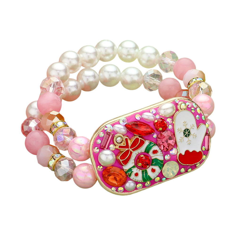 Beaded Holiday Bracelet