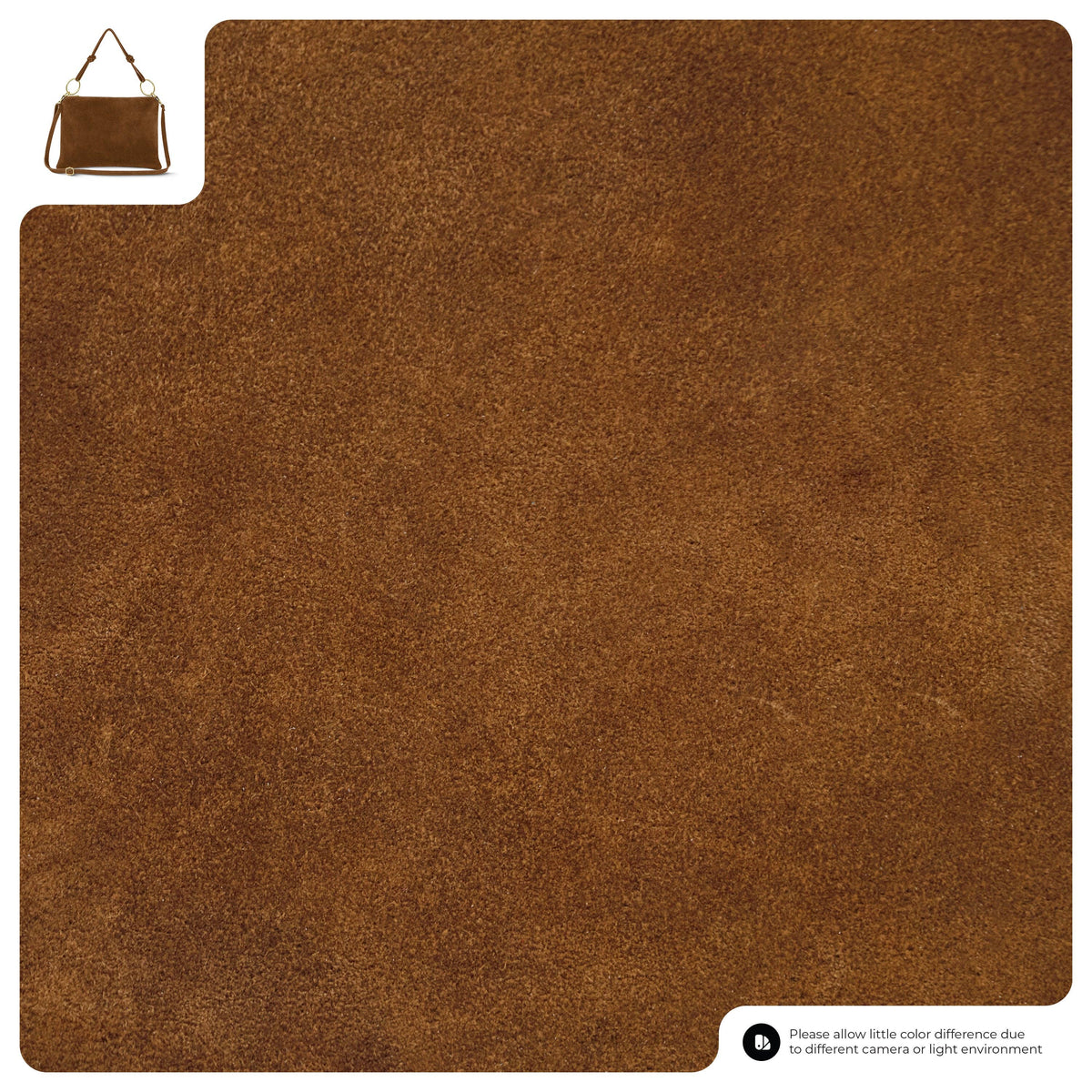 Italian Genuine Suede Shoulder Bag | Modena: Mocha Suede