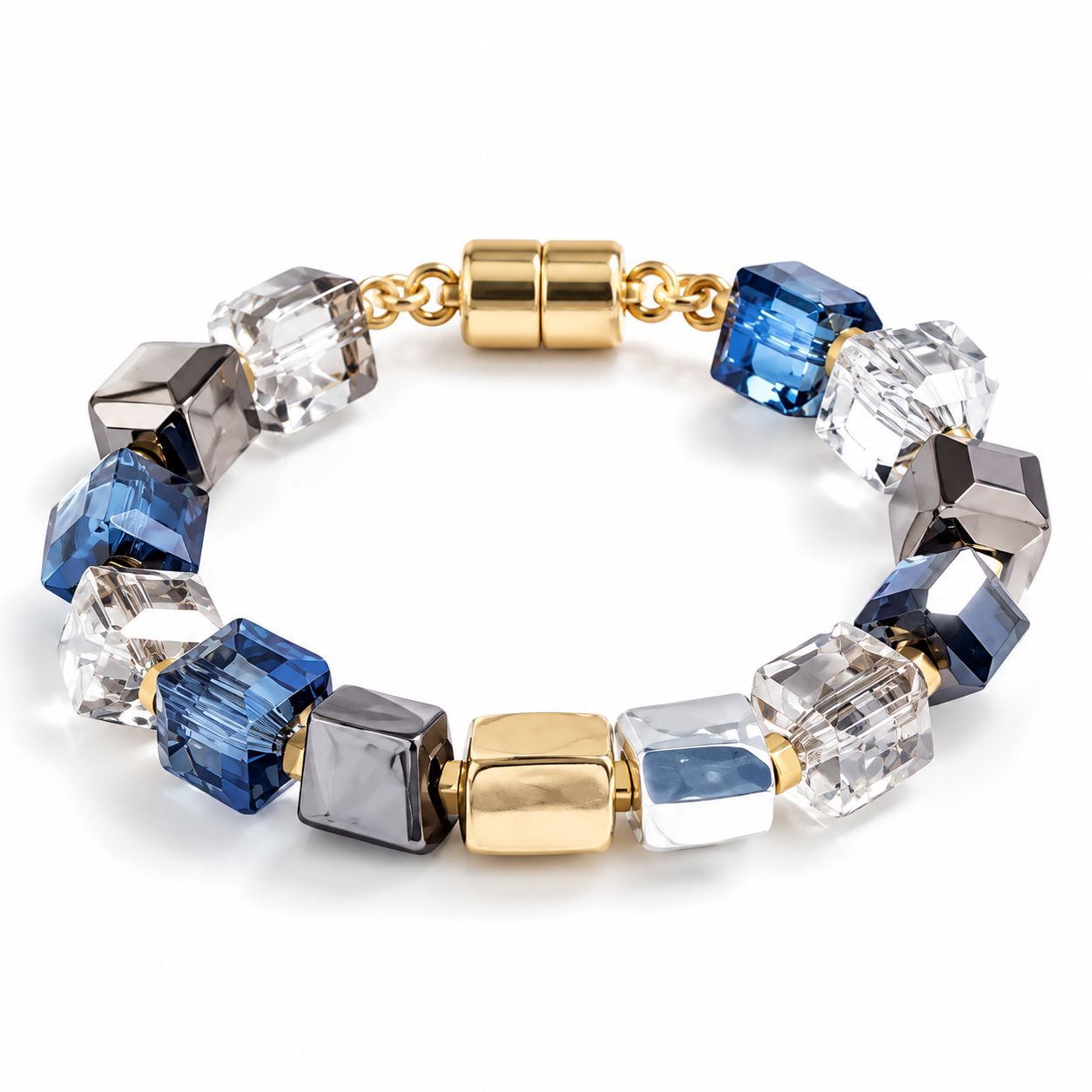 Faceted Bead Stone Bracelet