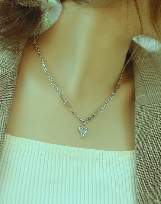 Silver Love Necklace