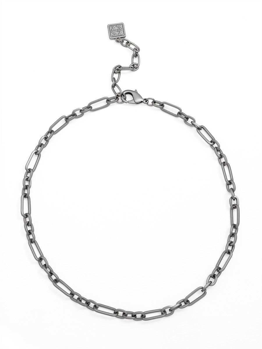 18K Gold-Plated Paperclip Collar Necklace
