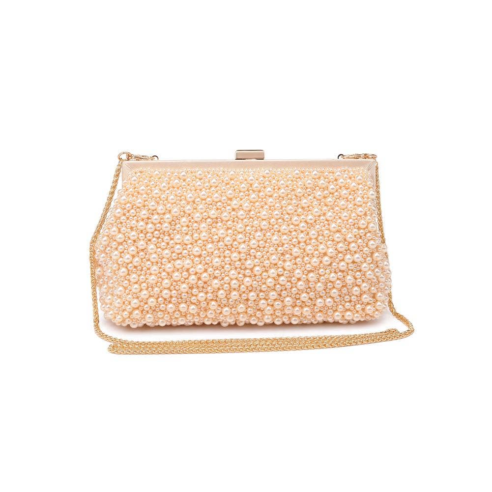 Samira Evening Bag: Champagne
