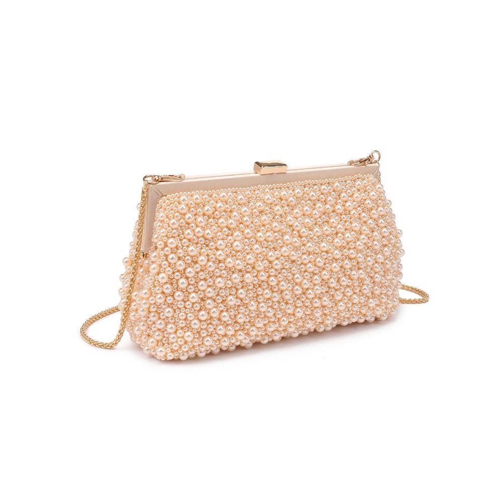 Samira Evening Bag: Champagne