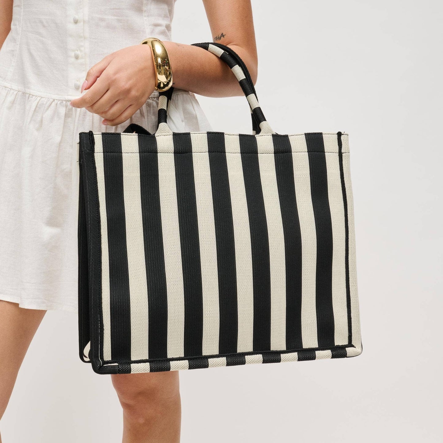 Luxe Tweed Tote Bag | Chic Women's Handbag | B'Jeweled Jewelry & Accessories