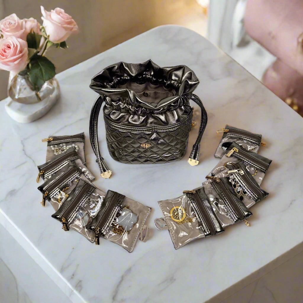 Jewelry Organizer Evening Bag | Travel Jewelry Storage Pouch Bag
