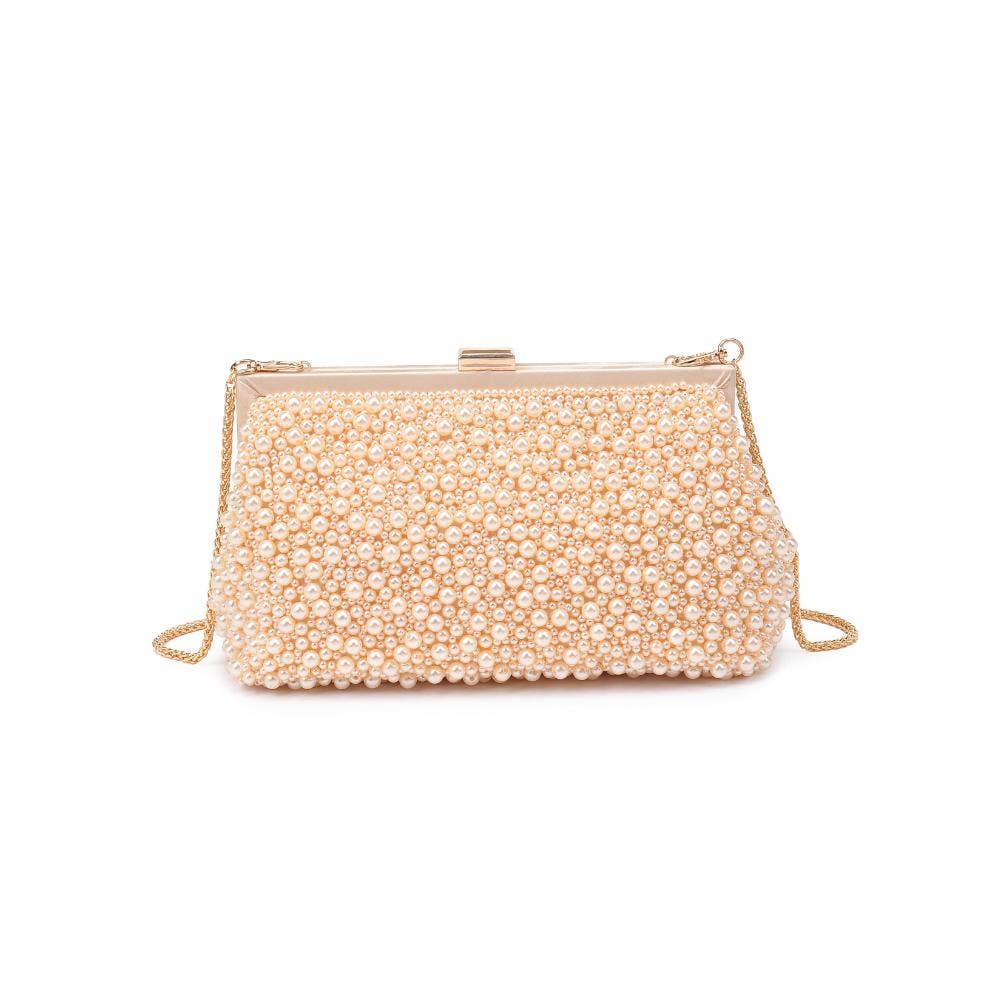 Samira Evening Bag: Champagne
