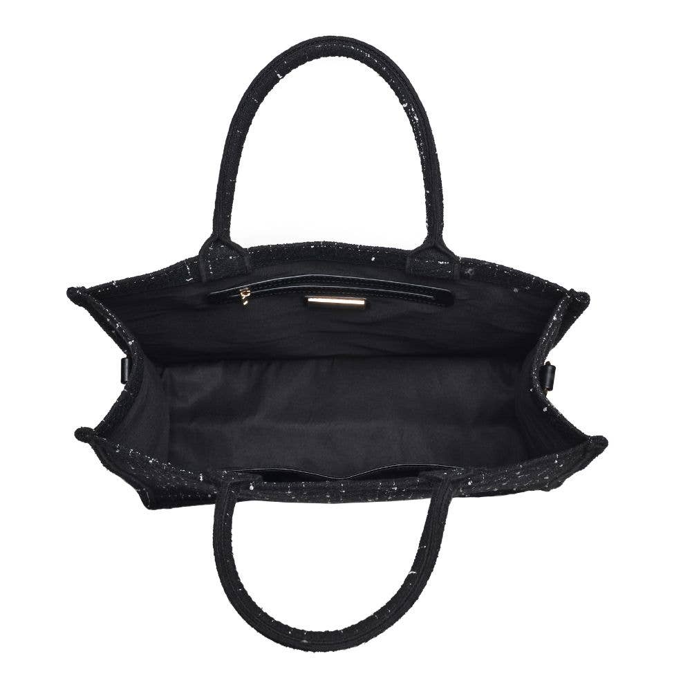 Luxe Tweed Tote Bag | Chic Women's Handbag | B'Jeweled Jewelry & Accessories
