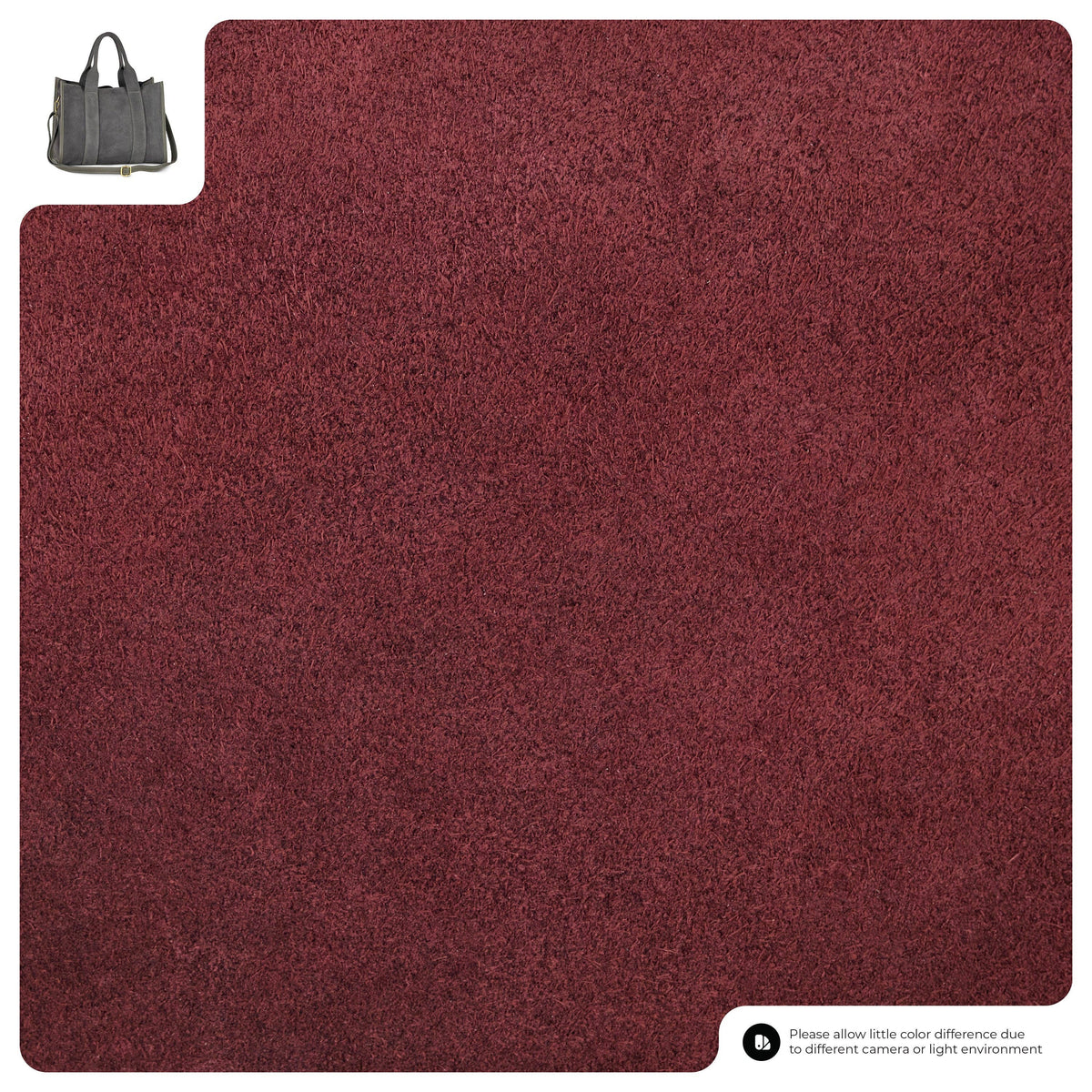 Italian Suede Carryall with Leather Accents