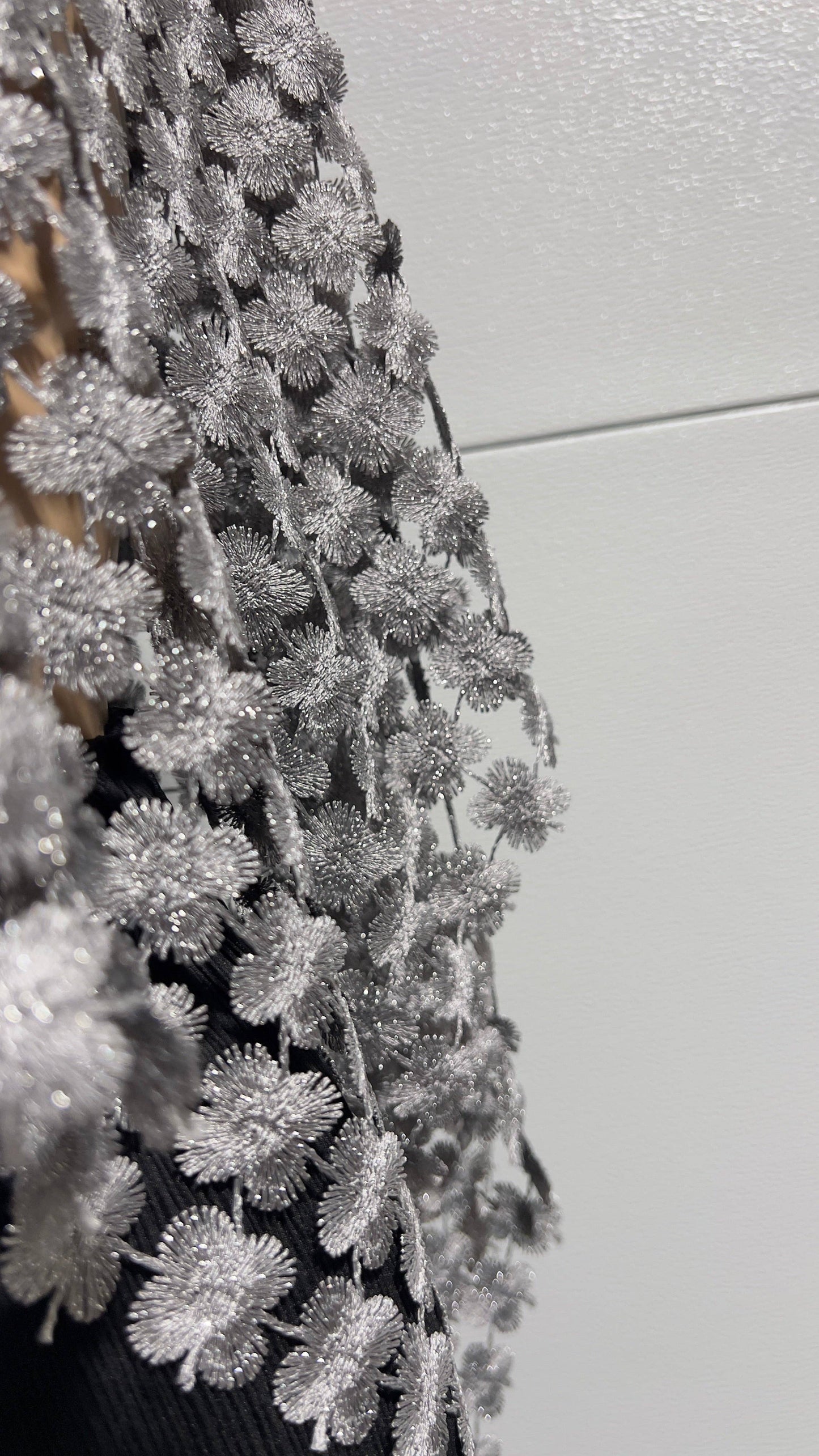 Short Lace jacket  Silver/Grey