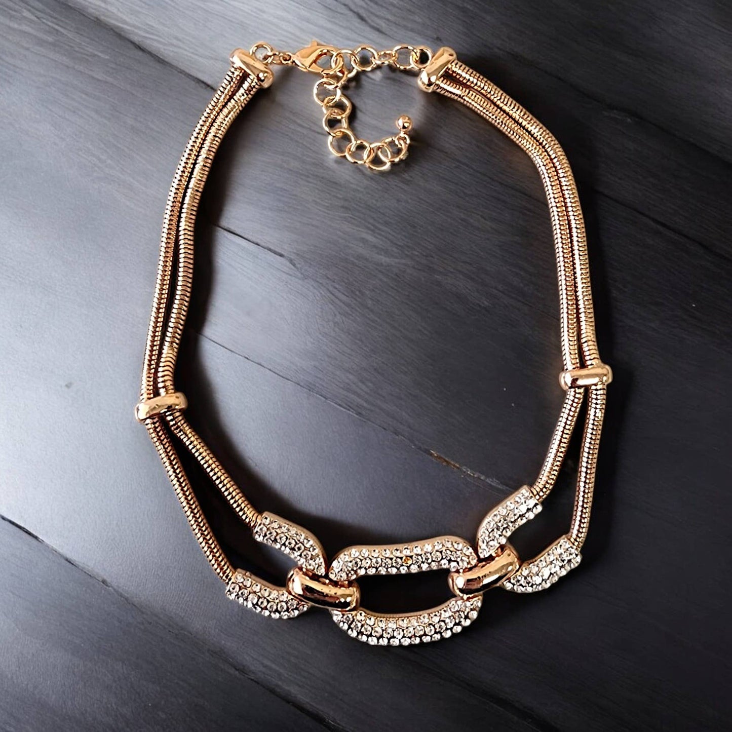 Vintage Link Chain Necklace | Handmade Statement Jewelry