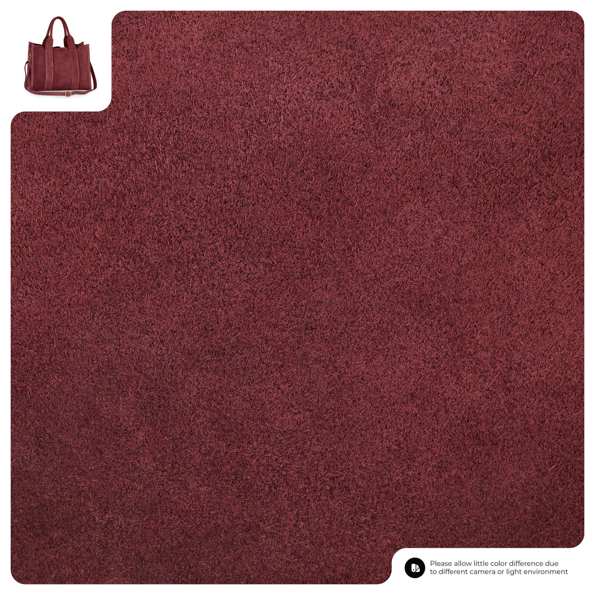 Italian Suede Carryall with Leather Accents