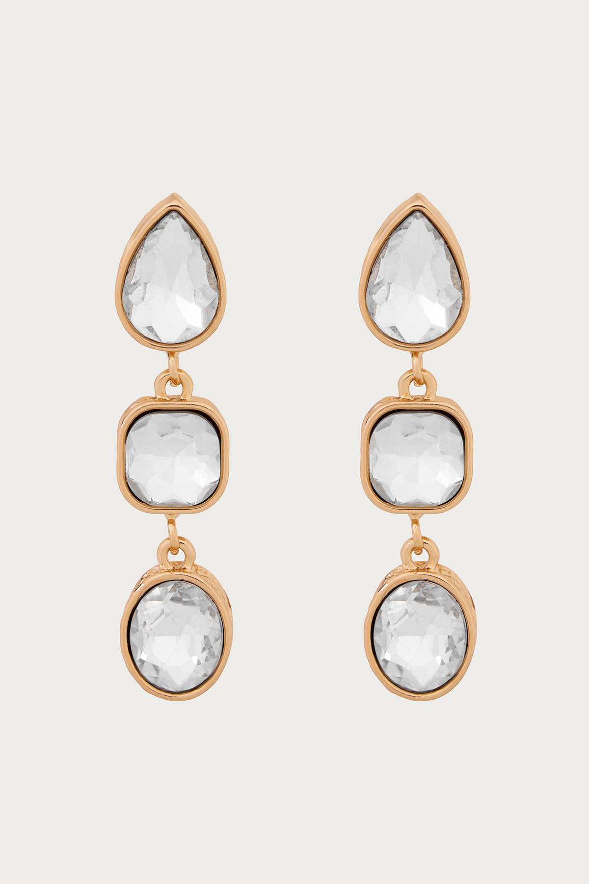 Crystal Cascade Earrings