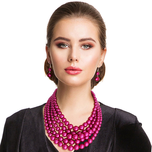 Muti-Strand Pearl Necklace