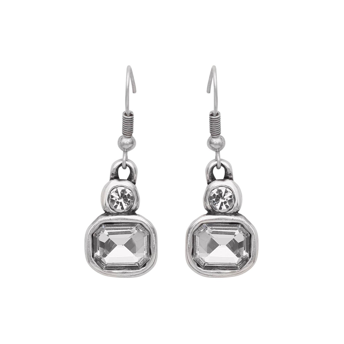 Crystal Cascade Drop Earrings